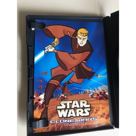 STAR WARS CLONE WARS VOLUME 1 Cartoon Network 2005 DVD TARTAKOVSKY - Picture 4 of 4